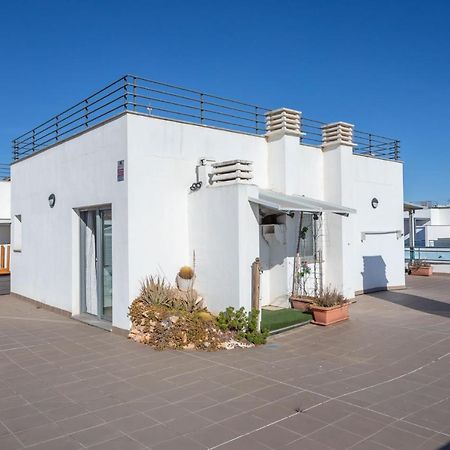 Apartamento Atico Pinar de Garrucha con vistas al mar-Gran Terraza Exterior foto