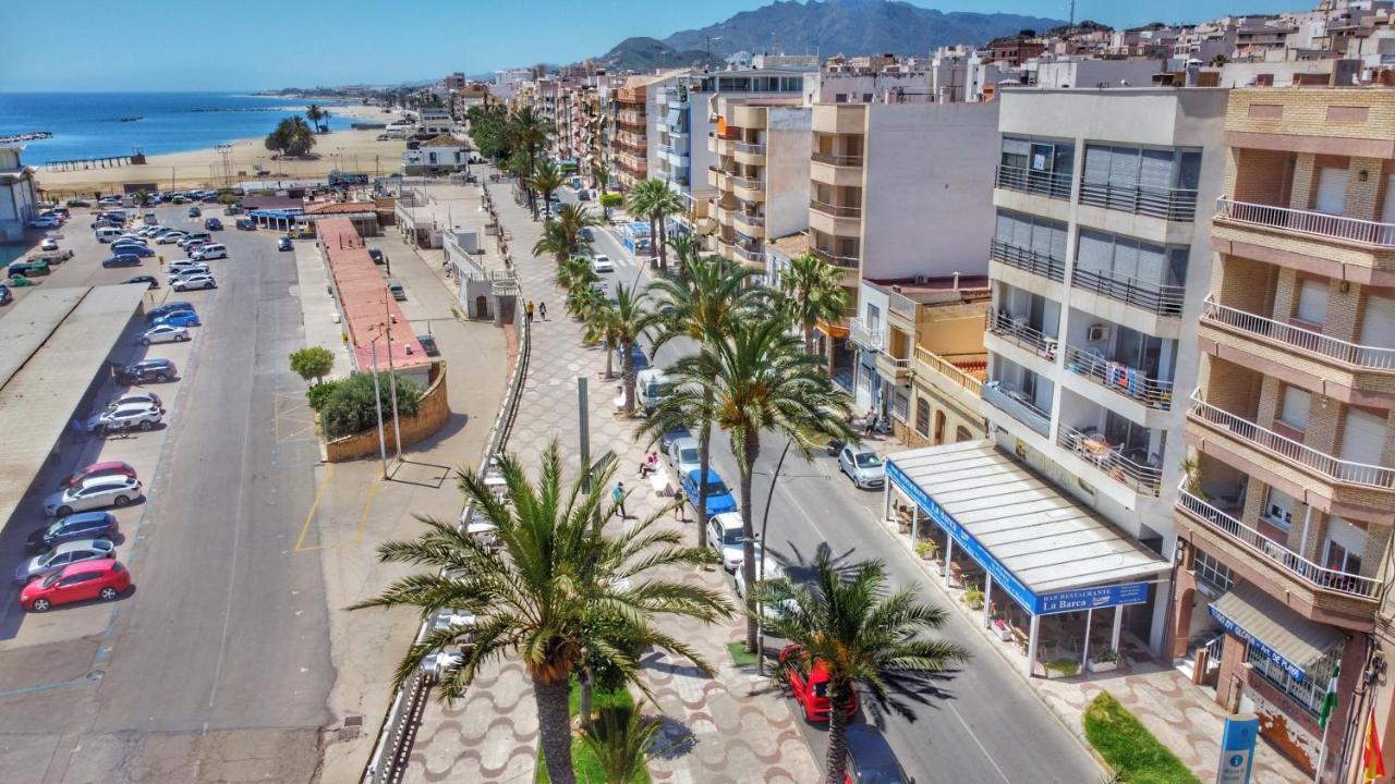 Apartamento Atico Pinar de Garrucha con vistas al mar-Gran Terraza Exterior foto