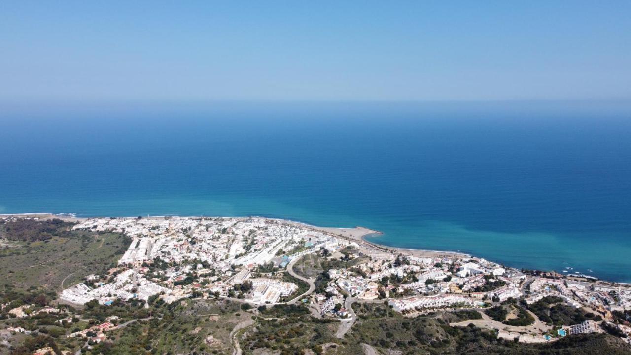 Apartamento Atico Pinar de Garrucha con vistas al mar-Gran Terraza Exterior foto