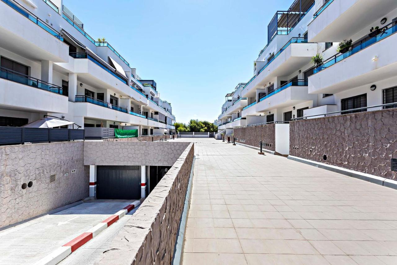 Apartamento Atico Pinar de Garrucha con vistas al mar-Gran Terraza Exterior foto